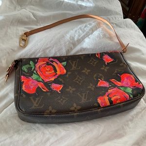 Limited edition Louis Vuitton flower pouchette